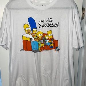 White Simpsons tshirt